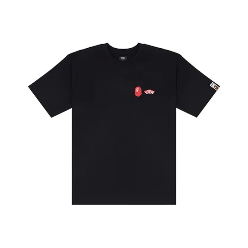 Vans Set in Sleeve T Shirt Unisex Black