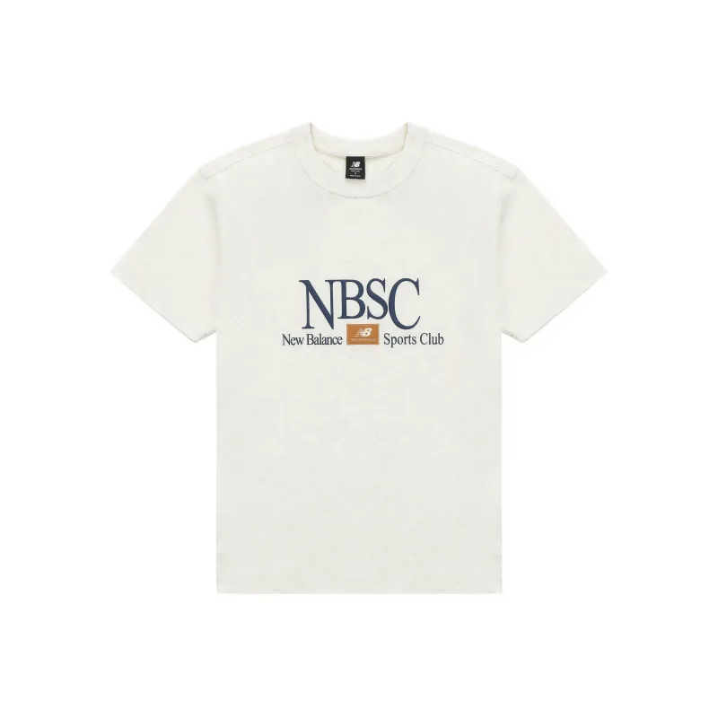 New Balance Drop Shoulder Sleeve T Shirt Men's White-0