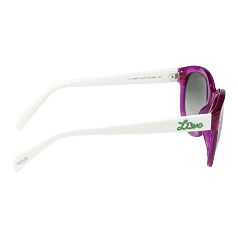 TAOSIXIONG Acetate Round Sunglasses Women's Pink-3