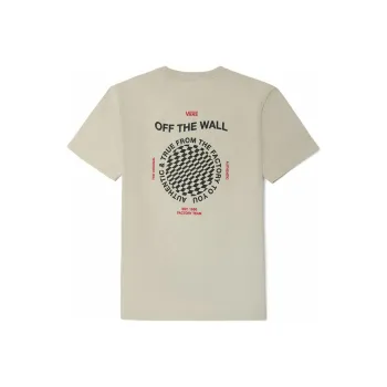 Vans Spin Check T Shirts Men Oat