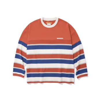 UNVESNO SS21 Straight Long Sleeved T Shirt Unisex Orange