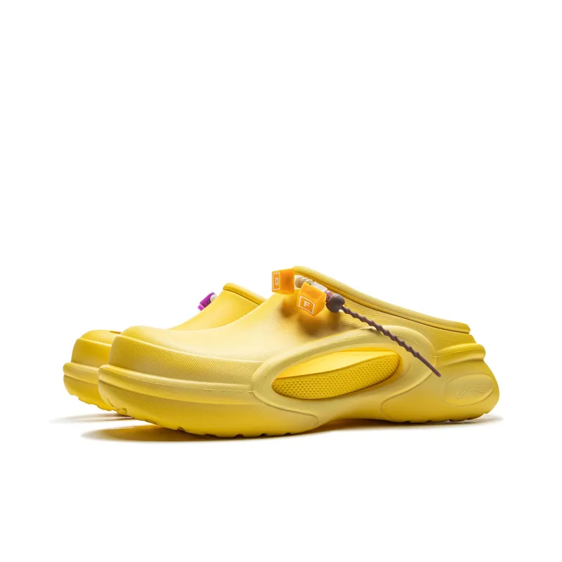 YINGXIONGLIANMENGYONGCHIPAIDUI x LiNing Soft Clogs Unisex Radiant Yellow-2