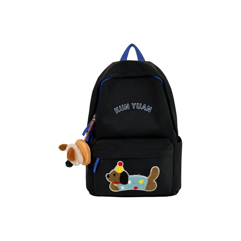 Meow In The Grass Nylon Backpack Regular Unisex Multicolor-17