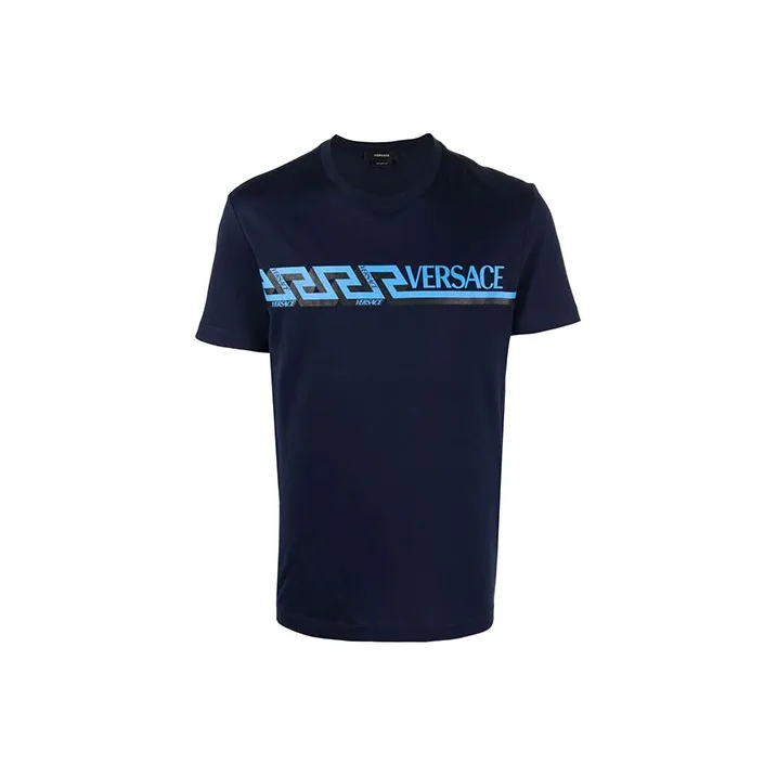 VERSACE T Shirts Men Blue-0