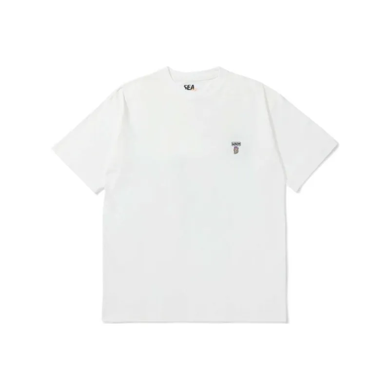 Wind And Sea X MADNESS X Wind And T Shirts Unisex White-0