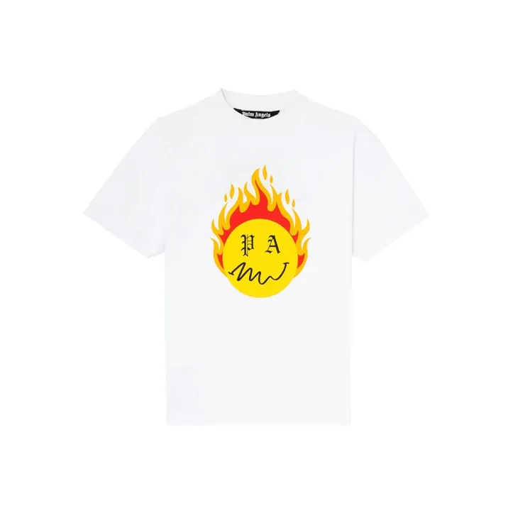PALM ANGELS Burning Head T shirt-0