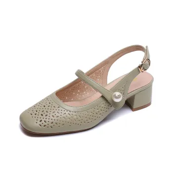 Mulinsen Chunky Heel High Heels 4.3cm Women's