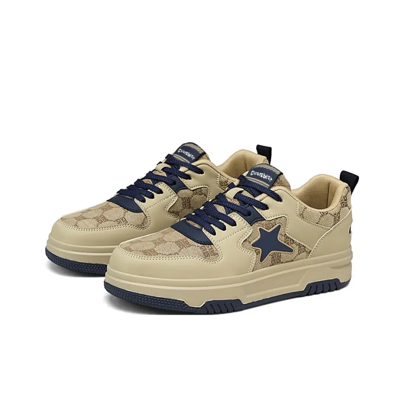Budding Bear Abrasion Resistant Lightweight Slip Resistant Low Top Skateboard Shoes Men's-2
