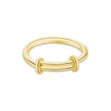 Plain Band Small Bangle Ring-Gold