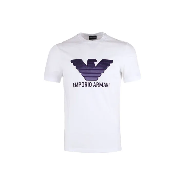 EMPORIO ARMANI T Shirts Men White-0