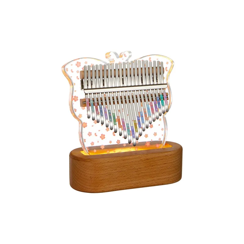 CEGA Acrylic Kalimba Fully Transparent Appearance 17/21 Keys Thumb Piano-30
