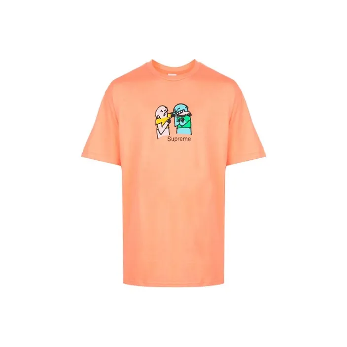 Supreme FW20 T Shirts Unisex Neon Orange-0