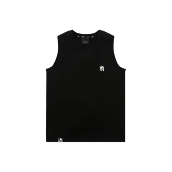 MLB x MLB Crew Neck Fitted Straight Sleeveless T Shirt Unisex Black