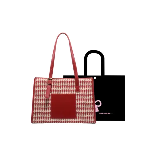 HACIN PU ALM tote Bag Shopping Bag Crossbody One Shoulder Handbags Women's Red