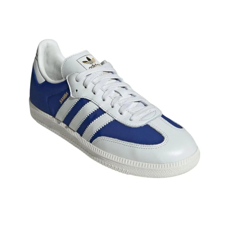 Adidas Samba Og Crystal White Royal Blue-2