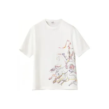 HERMES T Shirts Men White
