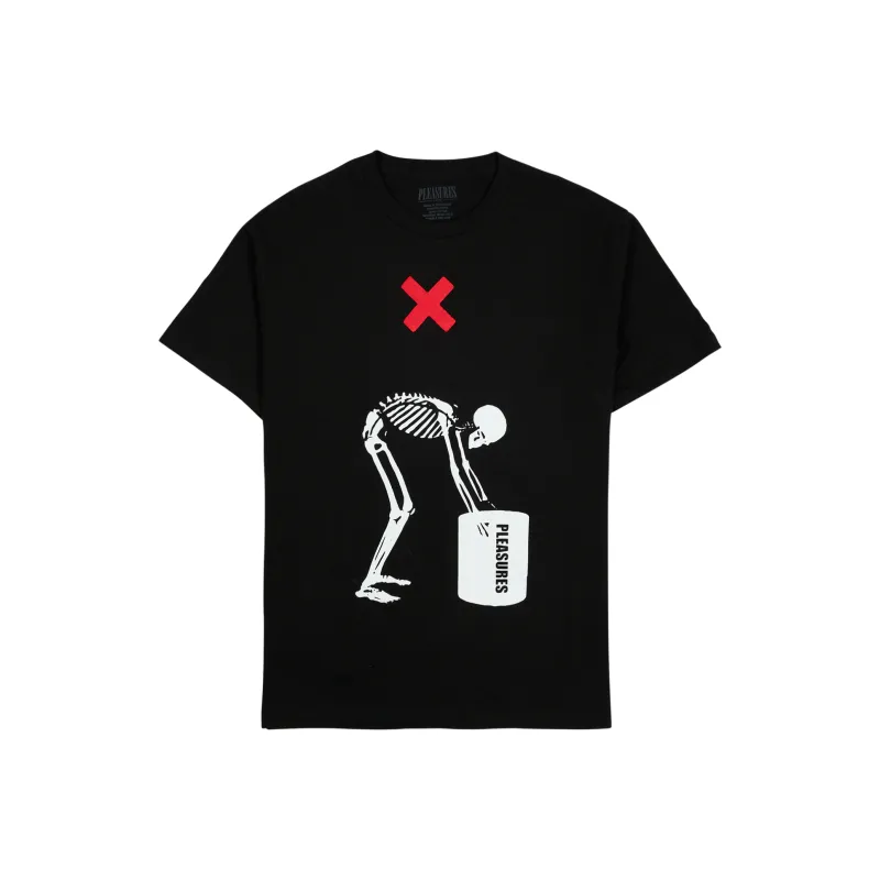 PLEASURES T-Shirts Unisex Black-0