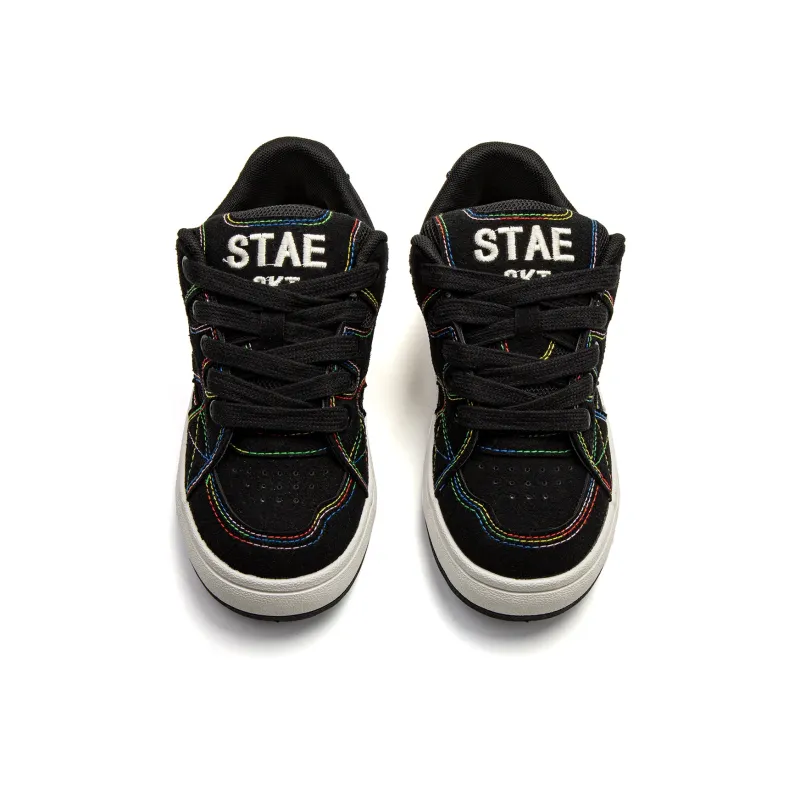 Far Waves Anti Slip And Wear Resistant Breathable Low Top Skateboard Shoes Women's-2