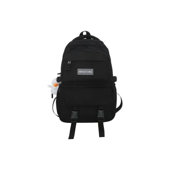 Travel Nylon Backpack Unisex Black/White/Purple/Gray