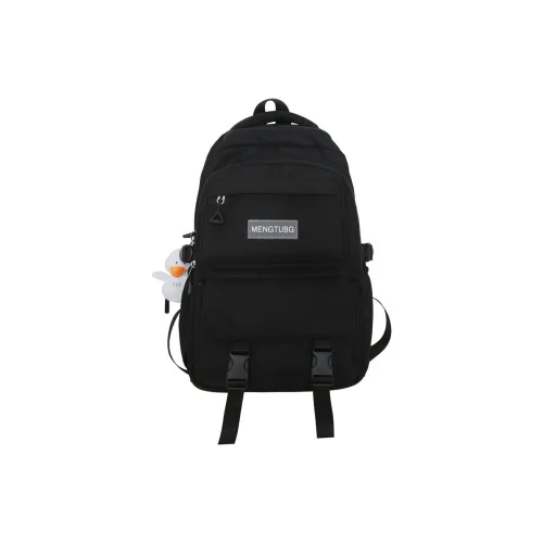 Travel Nylon Backpack Unisex Black/White/Purple/Gray