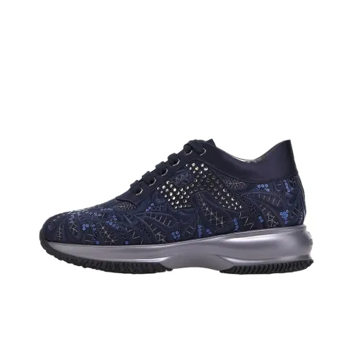 HOGAN Interactive Atelier Low Top Casual Shoes Women's Blue
