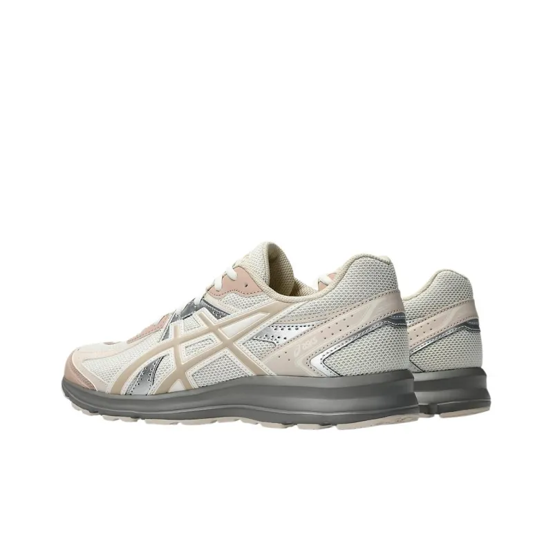 Asics Jog 100S Low Top Running Shoes Unisex Cream Gray-3