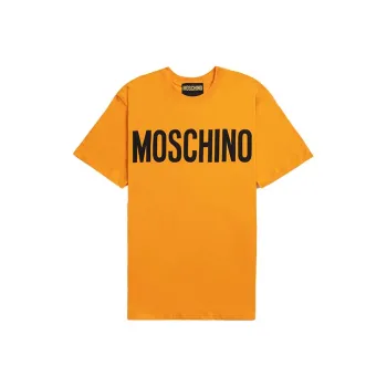 MOSCHINO T Shirts Men Orange