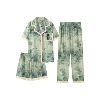 WANANNI Pajama Set Women's Green