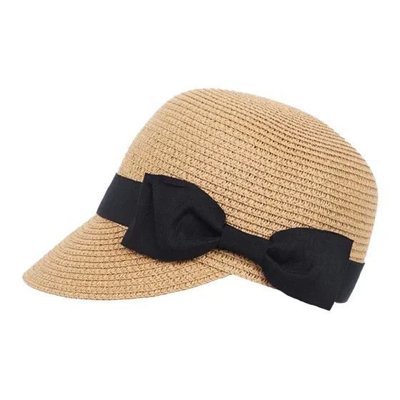 MUSTKOO Straw Woven Baseball Caps Women's-2