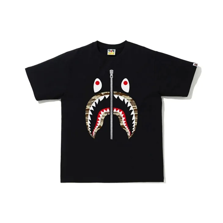 Bape Forest Camo Shark Tee-0