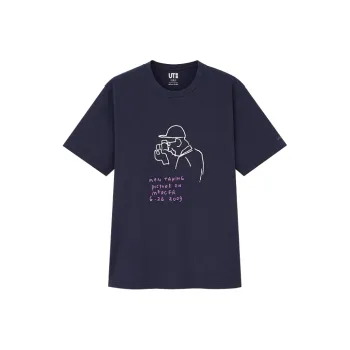 UNIQLO x Jason Polan T-Shirt Unisex Navy Blue