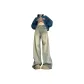 Yellow Mud Thickened and Fleece-Lined Pants