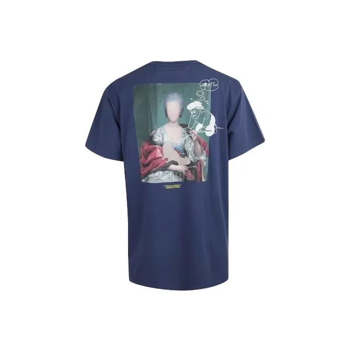 OFF WHITE FW20 T Shirts Men Blue-0