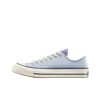 Chuck 70 Converse Low 'Upcycled   Chambray & Gingham'