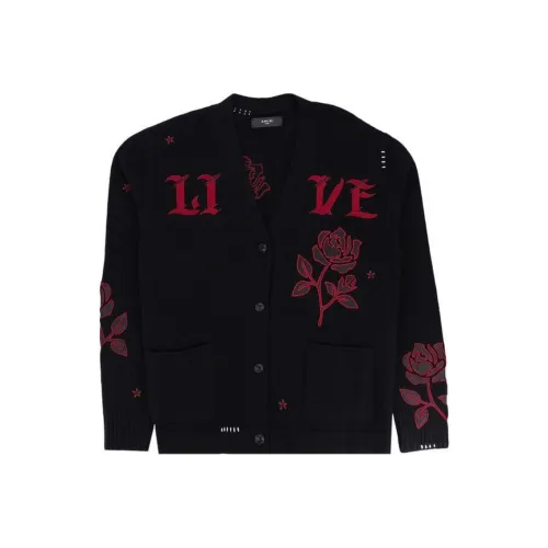 AMIRI Cashmere Blend Cardigan Sweater