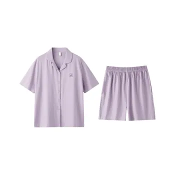 ZAO FU NIAO Pajama Set Women's Morning Glory Purple
