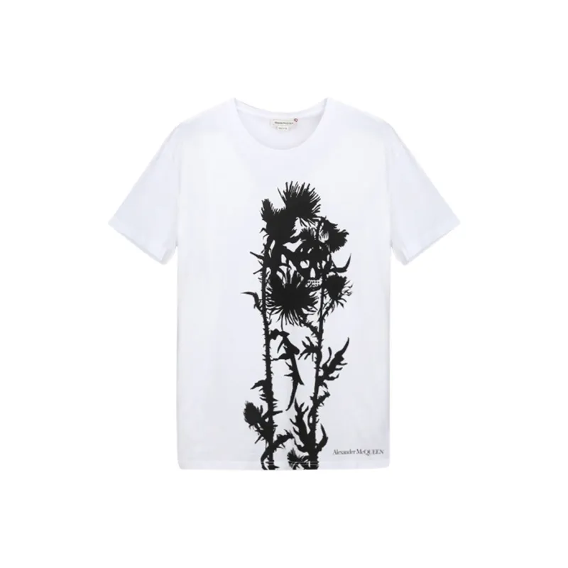 Alexander McQueen T-Shirts Men White-0
