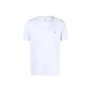 Brunello Cucinelli T Shirts Men Light Gray