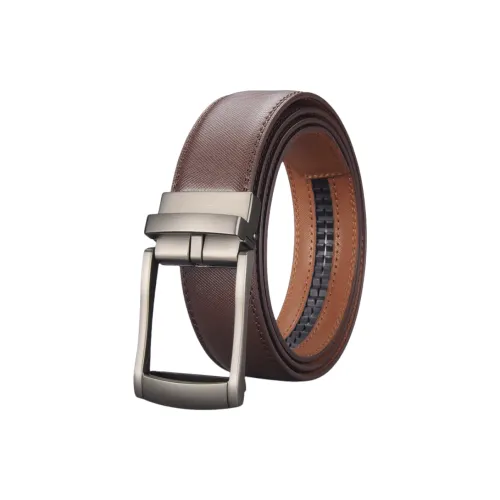Yalu Cow Split Leather Belts Men's 3.2cm