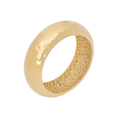 SAINT LAURENT Brass Metal Bangles Women's Gold