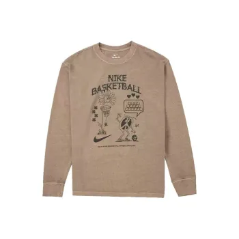Nike T Shirts Men Brown