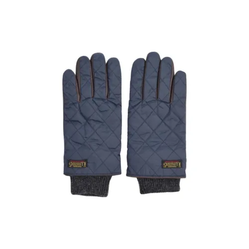 Polo Ralph Lauren Polyester Sheepskin Gloves Unisex Blue