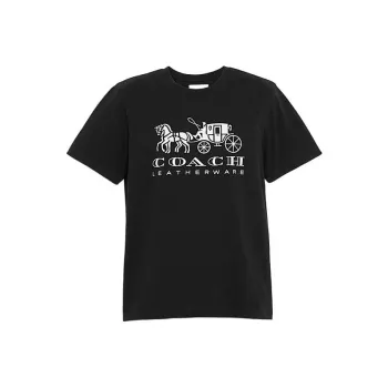COACH T Shirts Men Black