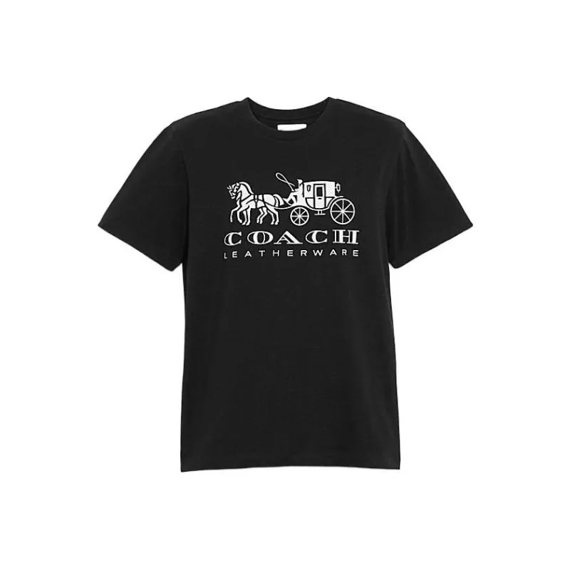 COACH T Shirts Men Black-0