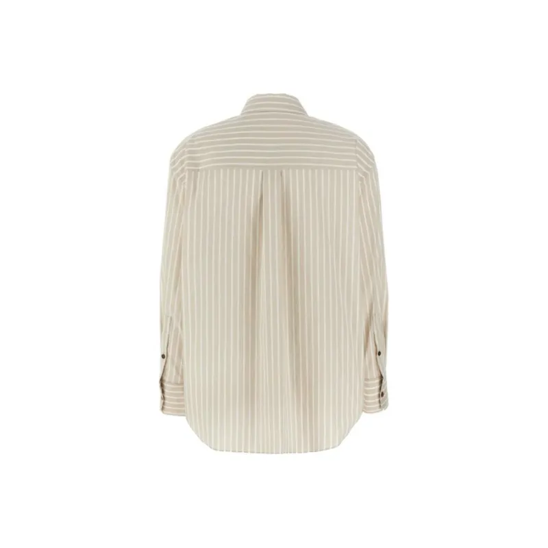 THEORY Striped Button up Shirt-1