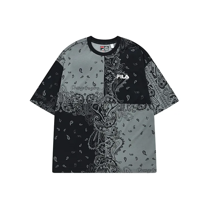 FILA FUSION T Shirt American Vintage Men's Pitch Black-0