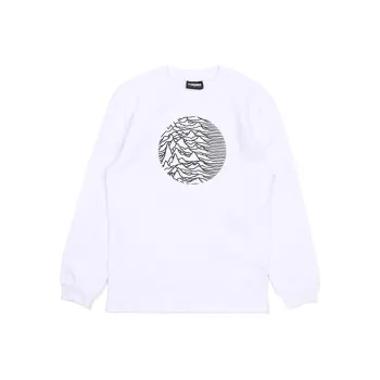 PLEASURES Joy Division Straight Long-Sleeved T-Shirt Unisex White