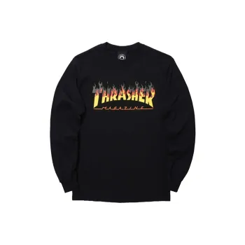 Thrasher T Shirt US Version Unisex Black