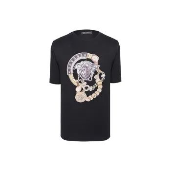 VERSACE T Shirts Men Black