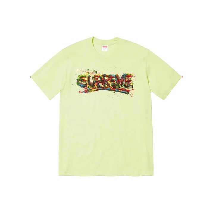 Supreme Paint Logo Tee-0